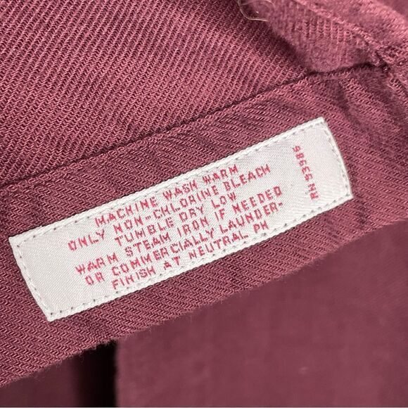 Brooks Brothers The Original Polo Shirt 346 Burgundy Button Down Mens XXL - Picture 7 of 7